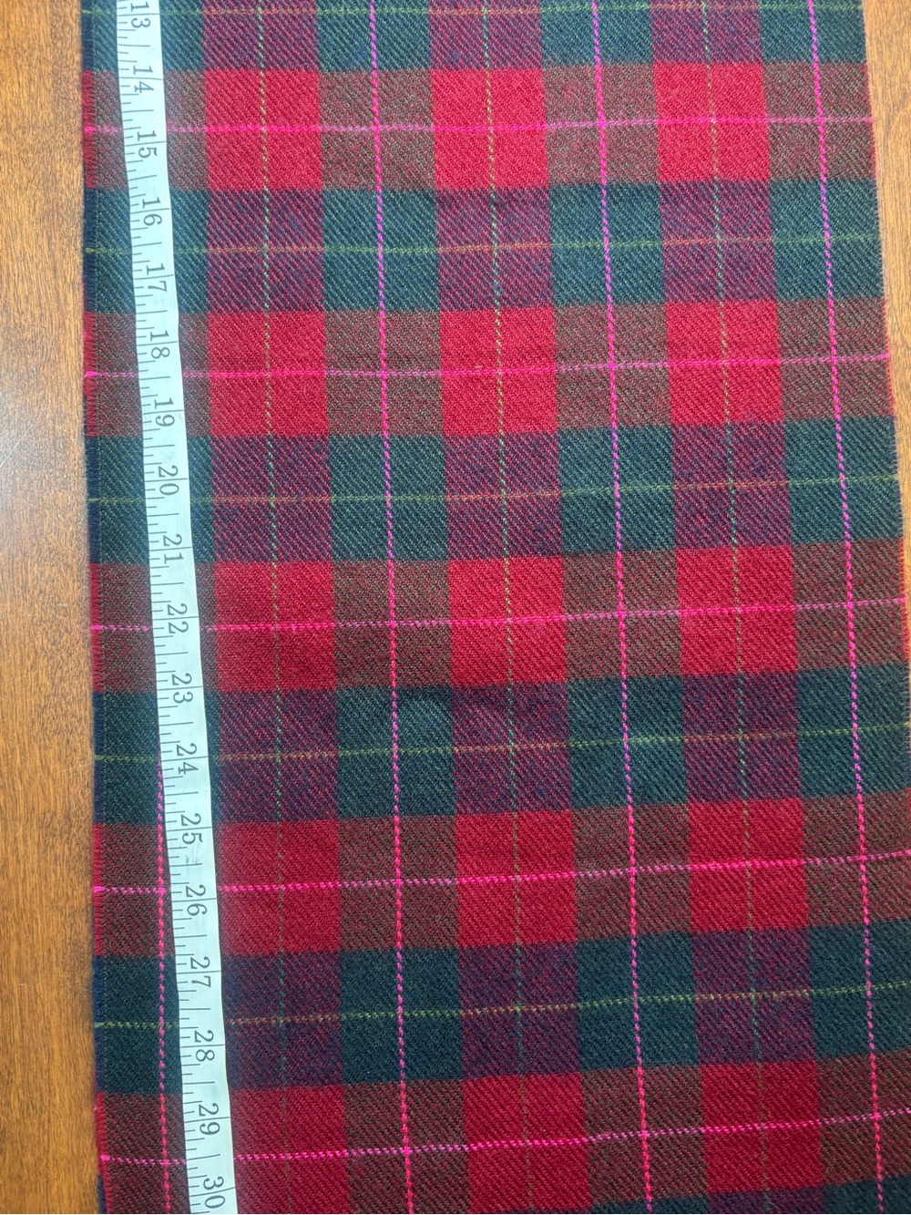 Jockey Red and Black Plaid Fringe Scarf - Picture 6 of 7